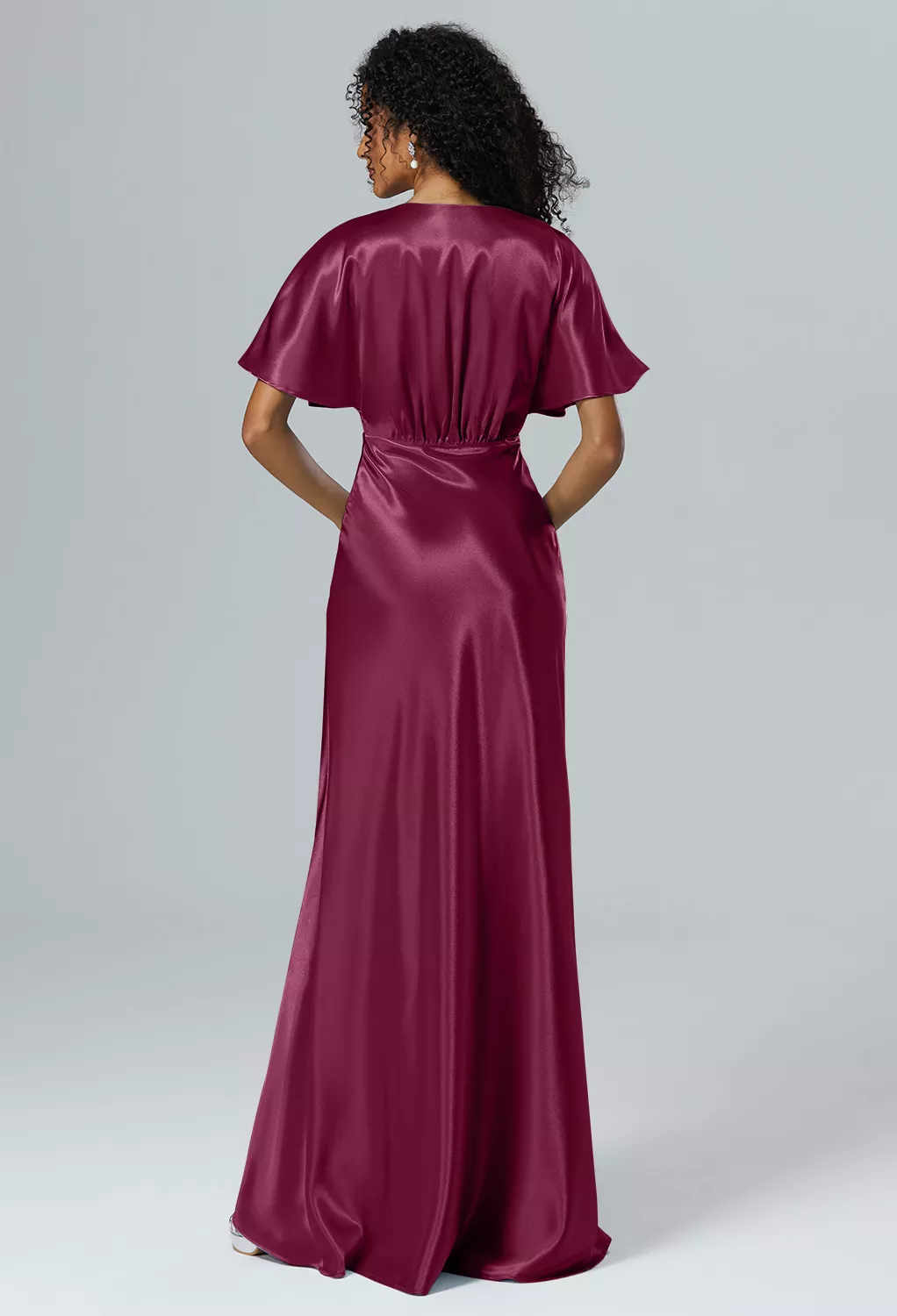AW Otthild Burgundy  Fall Wedding Guest Dresses